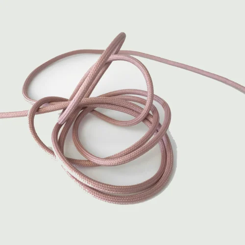 Cable Textil Azul Rosa Pálido para Iluminación 3m