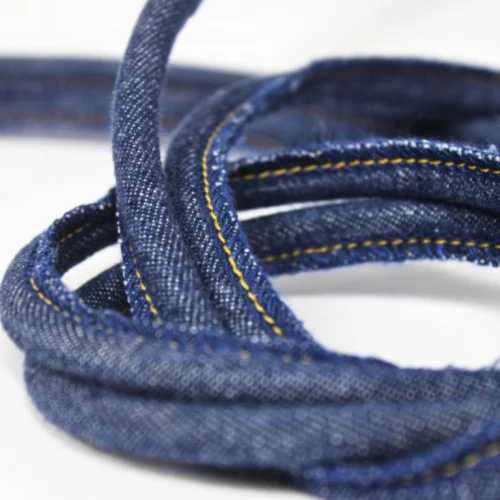 Cable Textil Tejido Vaquero para Iluminación 3m