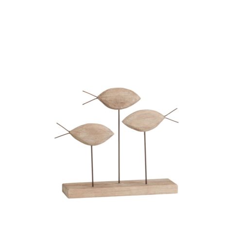 Peces Madera Natural y Metal