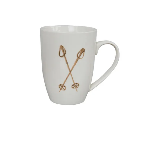 "Ski Vintage" Mug Bastones Esquí