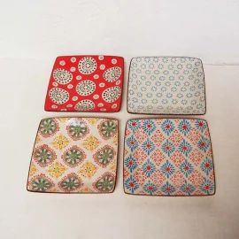 "Bohemian: Plato Postre Cuadrado