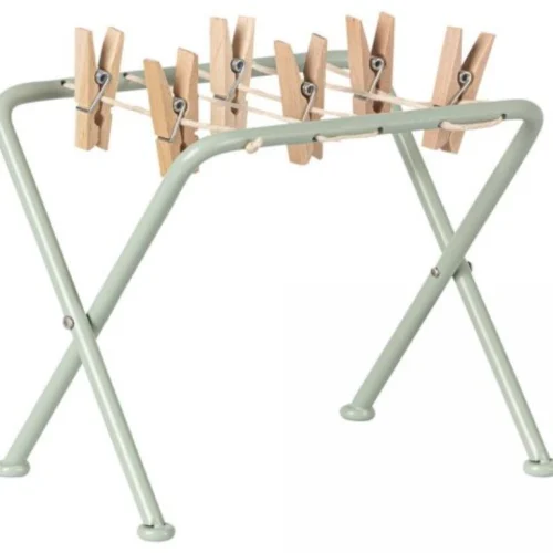 Tendedor Metal Mint c/Pinzas - Maileg
