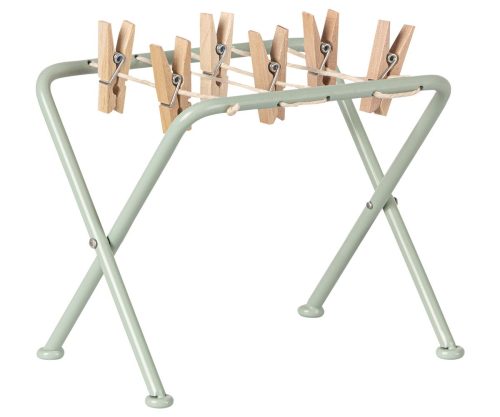Tendedor Metal Mint c/Pinzas - Maileg