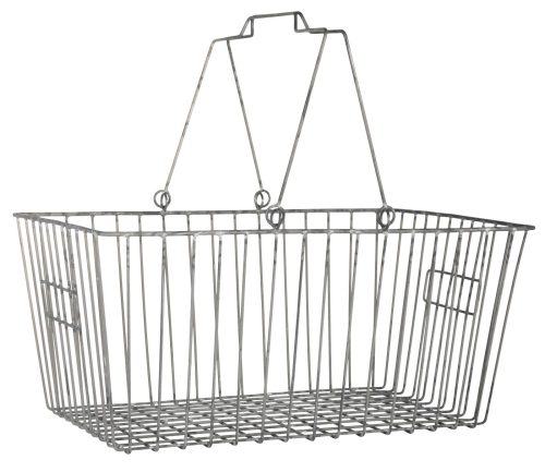 Cesta alambre "shopping"