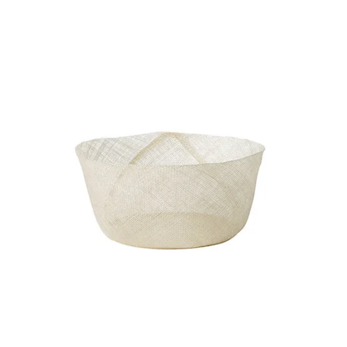 Cesta Abacá Blanca