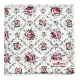 "Malene Petit" White: Servilleta Algodón