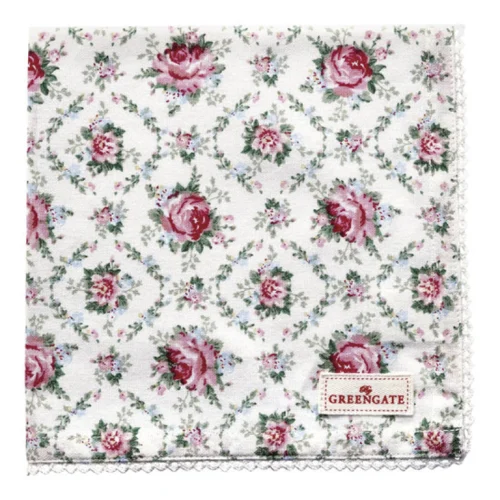 "Malene Petit" White: Servilleta Algodón