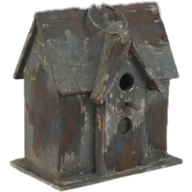 Casa Pájaros de Madera Rústica