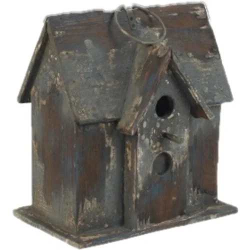 Casa Pájaros de Madera Rústica