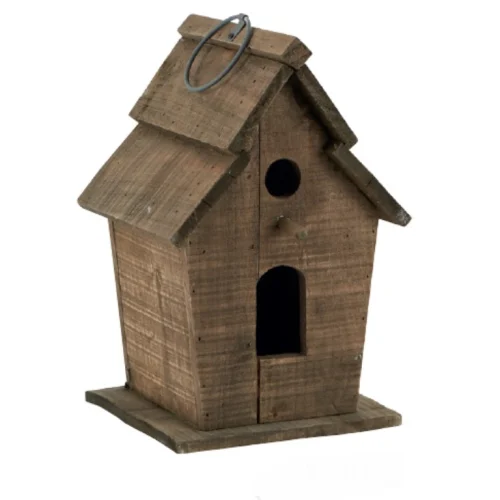 Casa Pájaros Madera Rústica