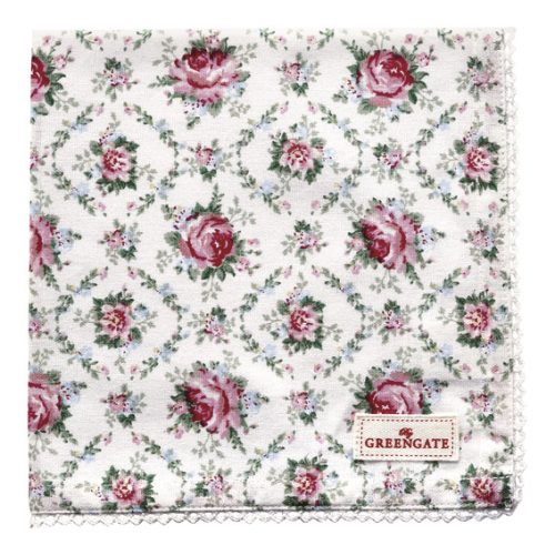 "Malene Petit" White: Servilleta Algodón