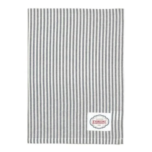 "Alice" Stripe Grey: Paño de Cocina