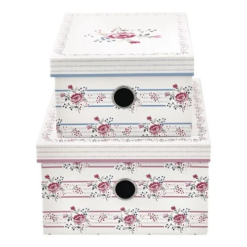 "Fiona" pale pink: set 2 caja cartón