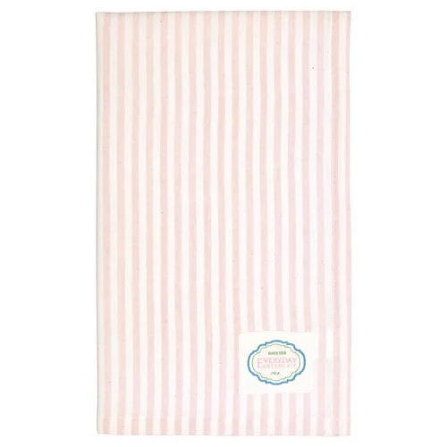 "Alice" Stripe Pale Pink: Paño de Cocina