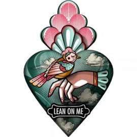Corazón Ex-Voto 3D "Lean On Me"
