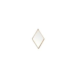 Marco de Latón y Cristal 'Kiko Diamond'