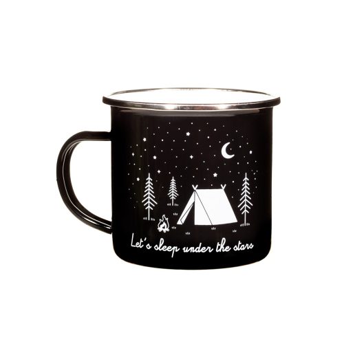 Taza Esmaltada Bajo las Estrellas