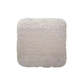 Cojín Silla Cuadrado Rizo Crudo 40 x 40 cm