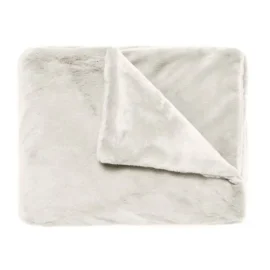 Manta Polar Suave Cruda