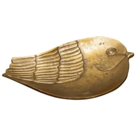 Vacía Bolsillos Pajarito Metal Dorado