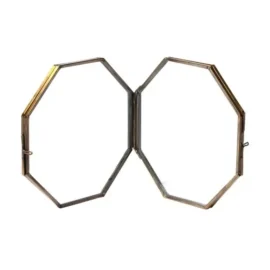 Marco Foto Doble Metal/Cristal