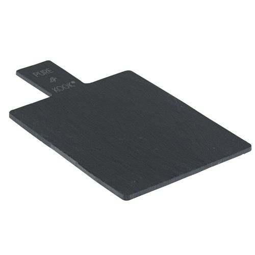 Set 2 Mini Tablas de Cortar de Pizarra  - Rectangular o Redonda