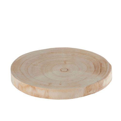 Tabla Giratoria Redonda Tronco Paulonia S