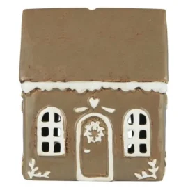 Casa Cerámica Porta Vela "Gingerbread"