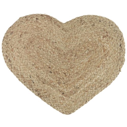 Mantel Individual Yute Corazón