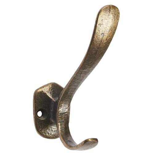 Percha Doble Dorado Envejecido