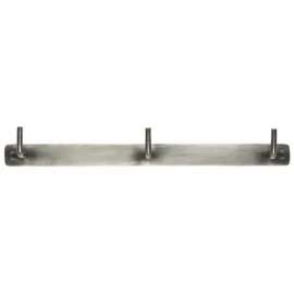 Perchero 3 Ganchos Metal Gris