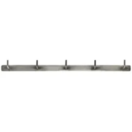 Perchero 5 Ganchos Metal Gris
