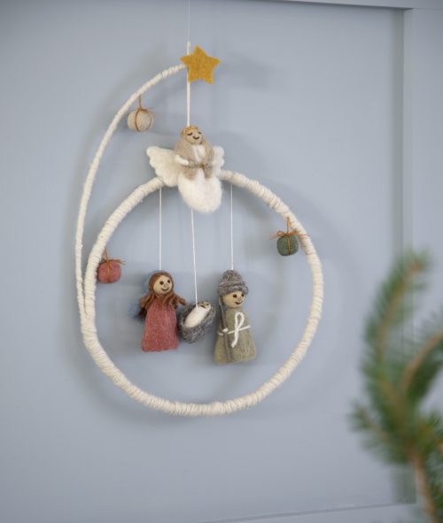 Móvil Nacimiento Fieltro - Imagen 2