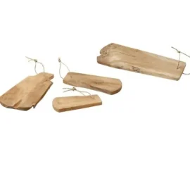 Tabla de Cortar Madera Teca - 30cm