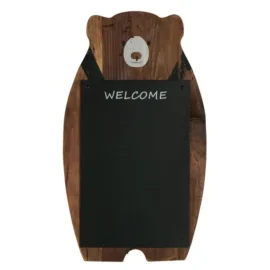 Pizarra c/Oso "Welcome"