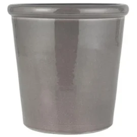 Maceta Cerámica Gris "Baldur" D25cm