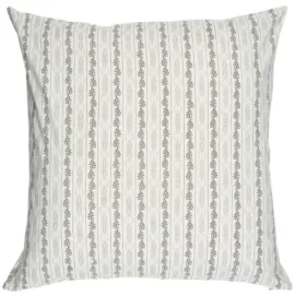 Funda Cojín Blanco Estampado Beige/Verde 50x50cm