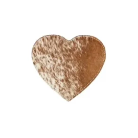 Posavasos Corazón de Piel de Vaca