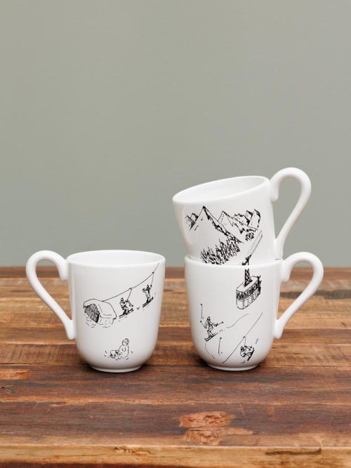 "Ski Trip" S/3 Mugs - Imagen 3