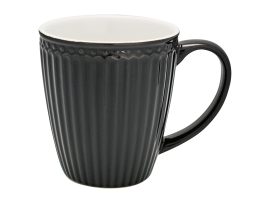 Alice: Mug Cerámica c/Asa (20 Colores Disponibles) - DARK GREY