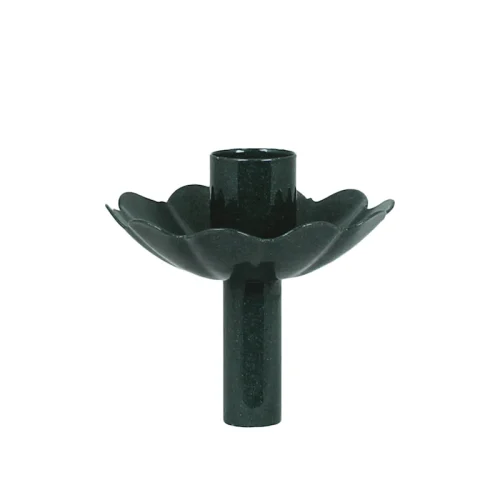 Candelabro para Botella "Ingrid" Verde Oscuro