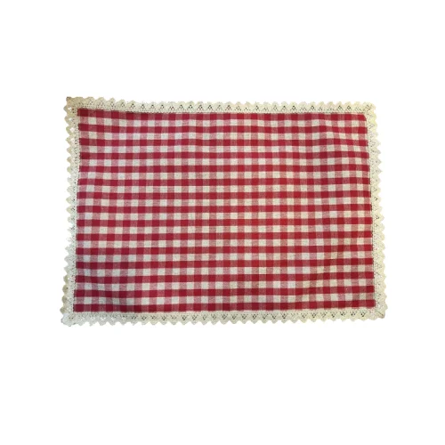 "Square Red" Individual Resinado c/Puntilla