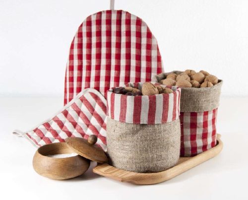 "Square Red" Panera Reversible Resinada - Imagen 8