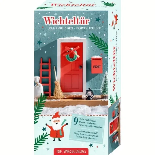 Puerta Casita Elfos Navidad - Imagen 2