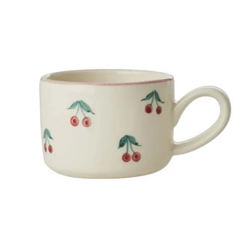 Taza Cappuccino Crema c/Cerezas