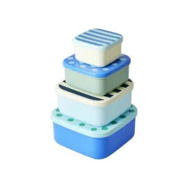 S/4 Tuppers Cuadrados – Multicolor