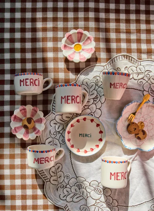 Plato Postre "Merci" - Imagen 2