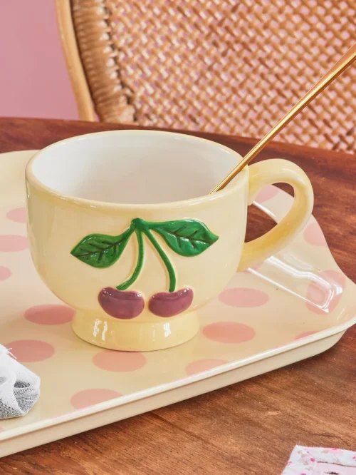 Taza Cerezas Crema - Imagen 3