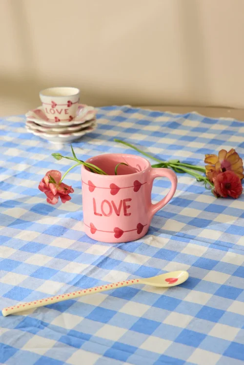 Taza "LOVE" Rosa - Imagen 2