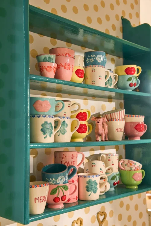 Taza Labios Rojos Menta - Imagen 2